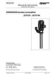 BRINKMAN STC25/260 Manual De Instrucciones