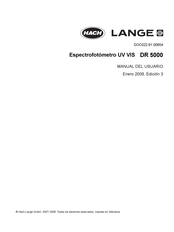 HACH LANGE DR 5000 Manual Del Usuario