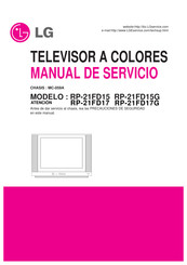LG RP-21FD15 Manual De Servicio