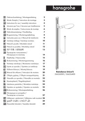 Hansgrohe Raindance Unica'S 26626000 Instrucciones De Montaje