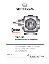 CENTRIFUGAL Centlow RC I Serie Instrucciones Para El Usuario