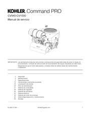 Kohler Command PRO CV940 Manual De Servicio