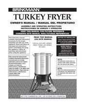 Brinkmann TURKEY FRYER 815-4001 SERIE Manual Del Propietário