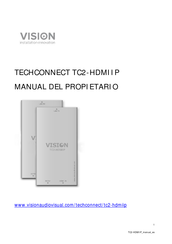 Vision TECHCONNECT TC2-HDMIIP Manual Del Propietário