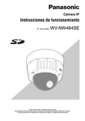 Panasonic WV-NW484SE Instrucciones De Funcionamiento