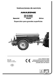 Amazone ZG-B 8200 Super Instrucciones De Servicio