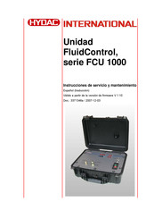 Hydac FCU 1000 Serie Instrucciones De Servicio