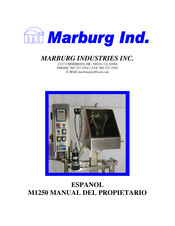 MARBURG INDUSTRIES M1250 Manual Del Propietário