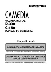 Olympus CAMEDIA D-390 Manual De Consulta