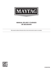 Maytag 7MMGDC400DW Manual De Uso Y Cuidado