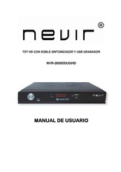 Nevir NVR-2600DDUGHD Manual De Usuario