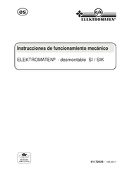 GFA ELEKTROMATEN SI 4,5.160 Instrucciones De Funcionamiento