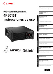 Canon 4K501ST Instrucciones De Uso