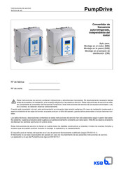 KSB PumpDrive Serie Instrucciones De Servicio