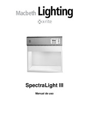 X-Rite SpectraLight III Manual De Uso