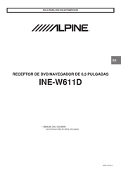 Alpine INE-W611D Manual Del Usuario