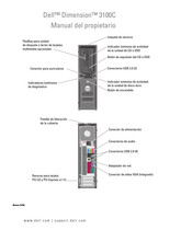 Dell Dimension 3100C Manual Del Propietário