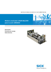 SICK GMS800 Serie Instrucciones De Servicio