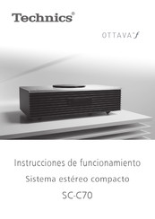 Technics OTTAVA f SC-C70 Instrucciones De Funcionamiento