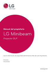 LG PA1000W Manual Del Propietário