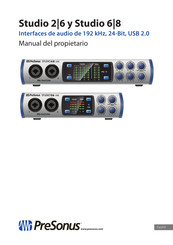 Presonus Studio 2|6 Manual Del Propietário