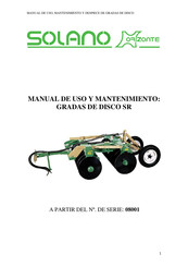 SOLANO HORIZONTE SR Manual De Uso