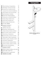 Hansgrohe Rainfinity Showerpipe 360 1jet 26842 Instrucciones De Montaje