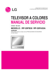 LG RP-29FB30 Manual De Servicio