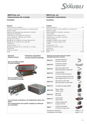 Staubli MA213 Instrucciones De Montaje