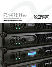 Crest Audio Pro-LITE 2.0 DSP Manual Del Propietário