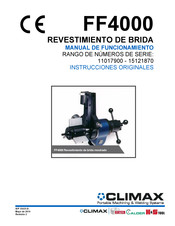 Climax FF4000 Manual De Funcionamiento