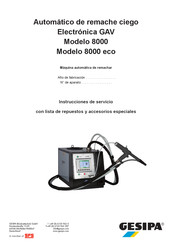 Gesipa 8000 eco Instrucciones De Servicio