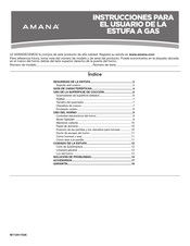 Amana AGR6603SFS Instrucciones Para El Usuario