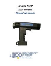 GDD Instrumentation MPP-EM2S+ Manual Del Usuario