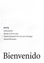 BenQ FP783+ Manual Del Usuario