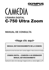 Olympus CAMEDIA C-750 Ultra Zoom Manual De Funcionamiento