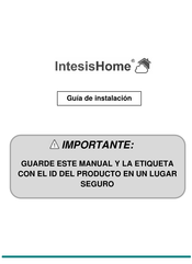 IntesisHome PA-AC-WIFI-1 Guia De Instalacion