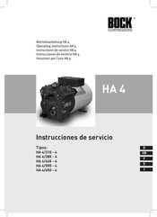 Bock compressors HA 4 Serie Instrucciones De Servicio