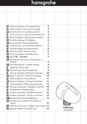 Hansgrohe FixFit Stop 27452000 Instrucciones De Montaje