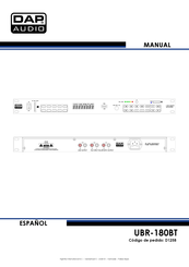 DAP Audio UBR-180BT Manual Del Usuario