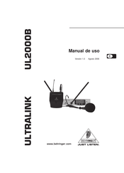 Behringer ULTRALINK UL2000B Manual De Uso