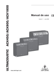 Behringer ULTRACOUSTIC Serie Manual De Uso