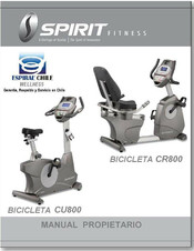 Spirit Fitnes CR800 Manual Del Propietário