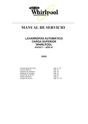 Whirlpool AWG 611 Manual De Servicio