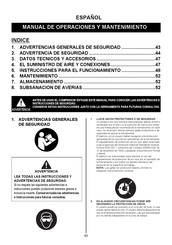 Max CN445R2 Manual De Operaciones