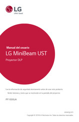 LG PF1000UA Manual Del Usuario