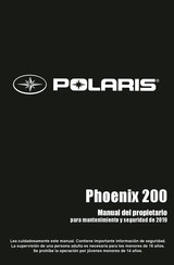 Polaris Phoenix 200 2019 Manual Del Propietário