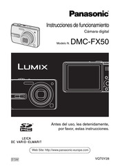 Panasonic DMC-FX50 Instrucciones De Funcionamiento