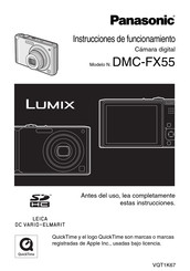 Panasonic DMC-FX55 Instrucciones De Funcionamiento