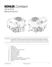 Kohler Confidant ZT740 Manual De Servicio